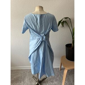 COS Women’s Light Blue Dress with Bow Details